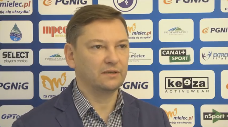 Prezes SPR Stal Mielec S.A. – Paweł Wacławik o zmianie trenera (video)