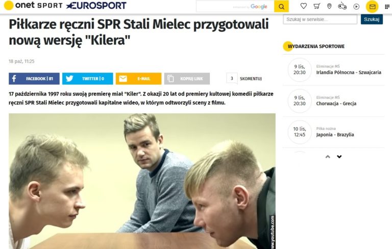Internet oraz media oszalały po publikacji mieleckiej wersji „Kilera”!