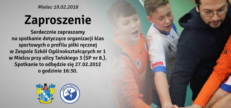 Spotkanie dotyczące klas sportowych Spotkanie dotyczące klas sportowych