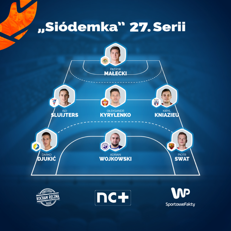 Adrian Wojkowski w siódemce kolejki!