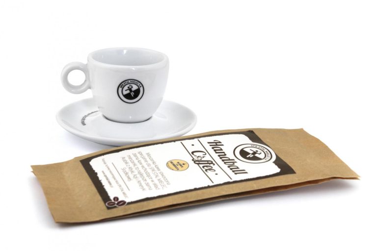 Sklep Stali: Filiżanka espresso z próbką kawy