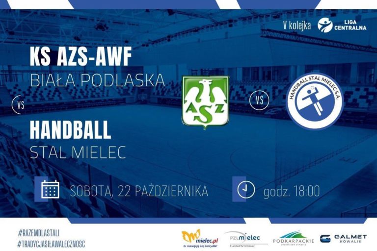 Dziś gramy! Czas na mecz KS AZS AWF Biała Podlaska – Handball Stal Mielec