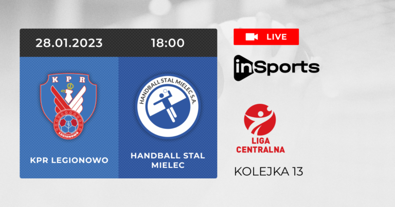 Transmisja meczu KPR Legionowo – Handball Stal Mielec w inSports.TV
