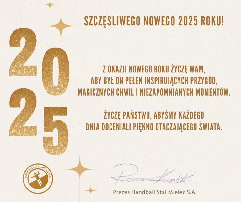 Szczęśliwego Nowego Roku!